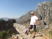 Czarnogóra - Kotor - mury obronne - Sławek zdobywca