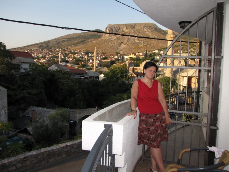 Bośnia i Hercegowina - widok z motelu Denny - niezapomniany 