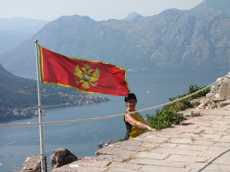 Czarnogóra - Kotor - mury obronne - w końcu zdobyte 